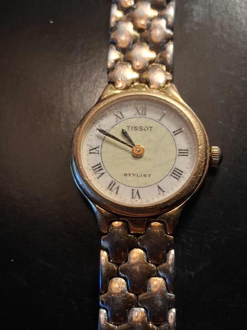 Tissot Two-Tone Gold and Silver Round Dial Watch